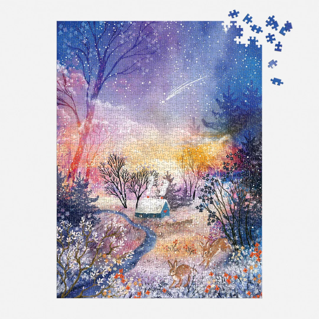 Enchanted Snowfall - 1000pc Jigsaw Puzzle - Galison - littleyoyo.ca