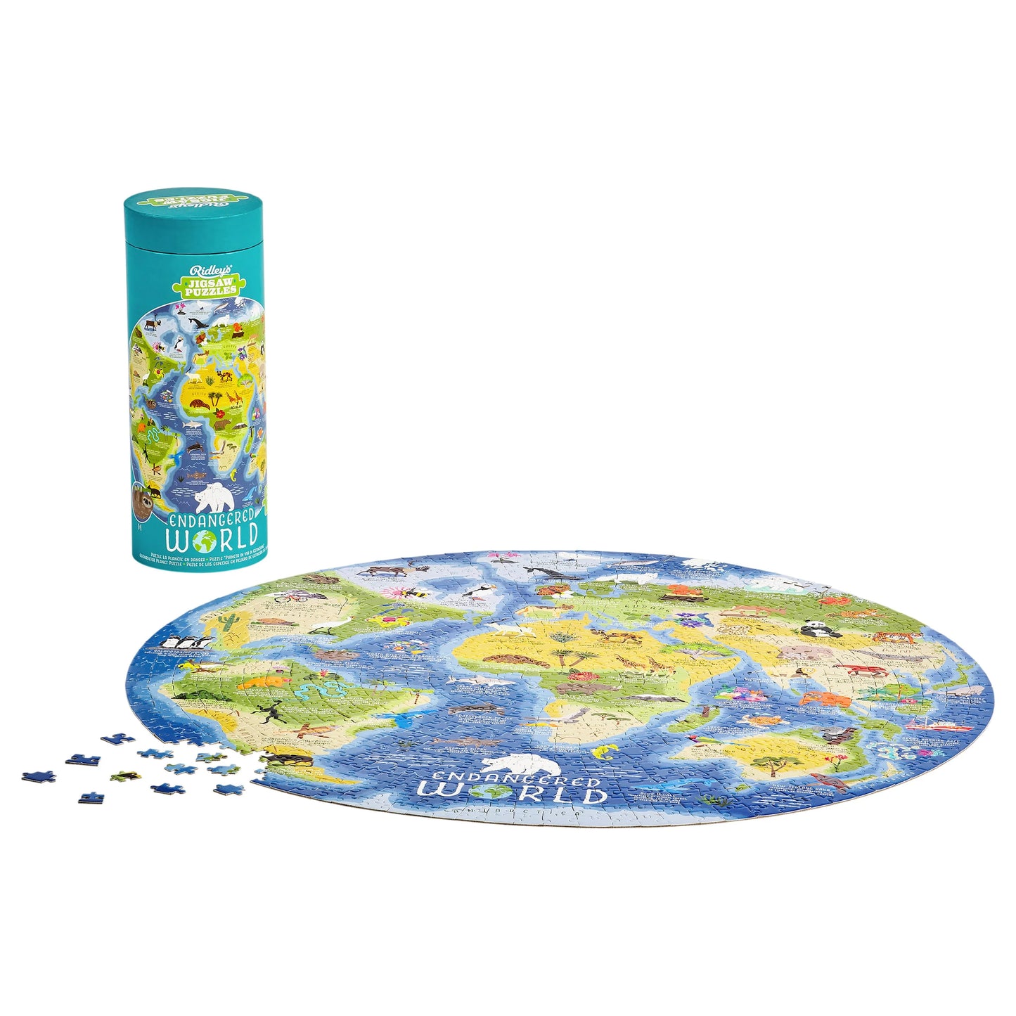 Ridley's Games - Endangered World - 1000 Piece Jigsaw Puzzle