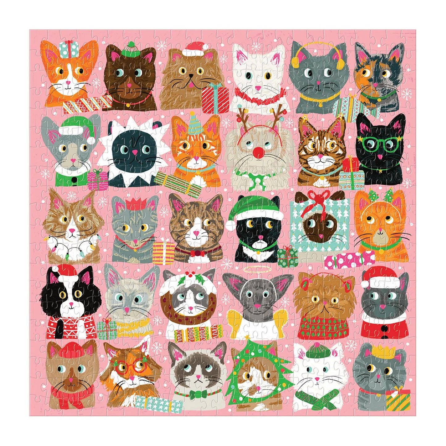 Festive Furballs - 500 Piece Jigsaw Puzzle