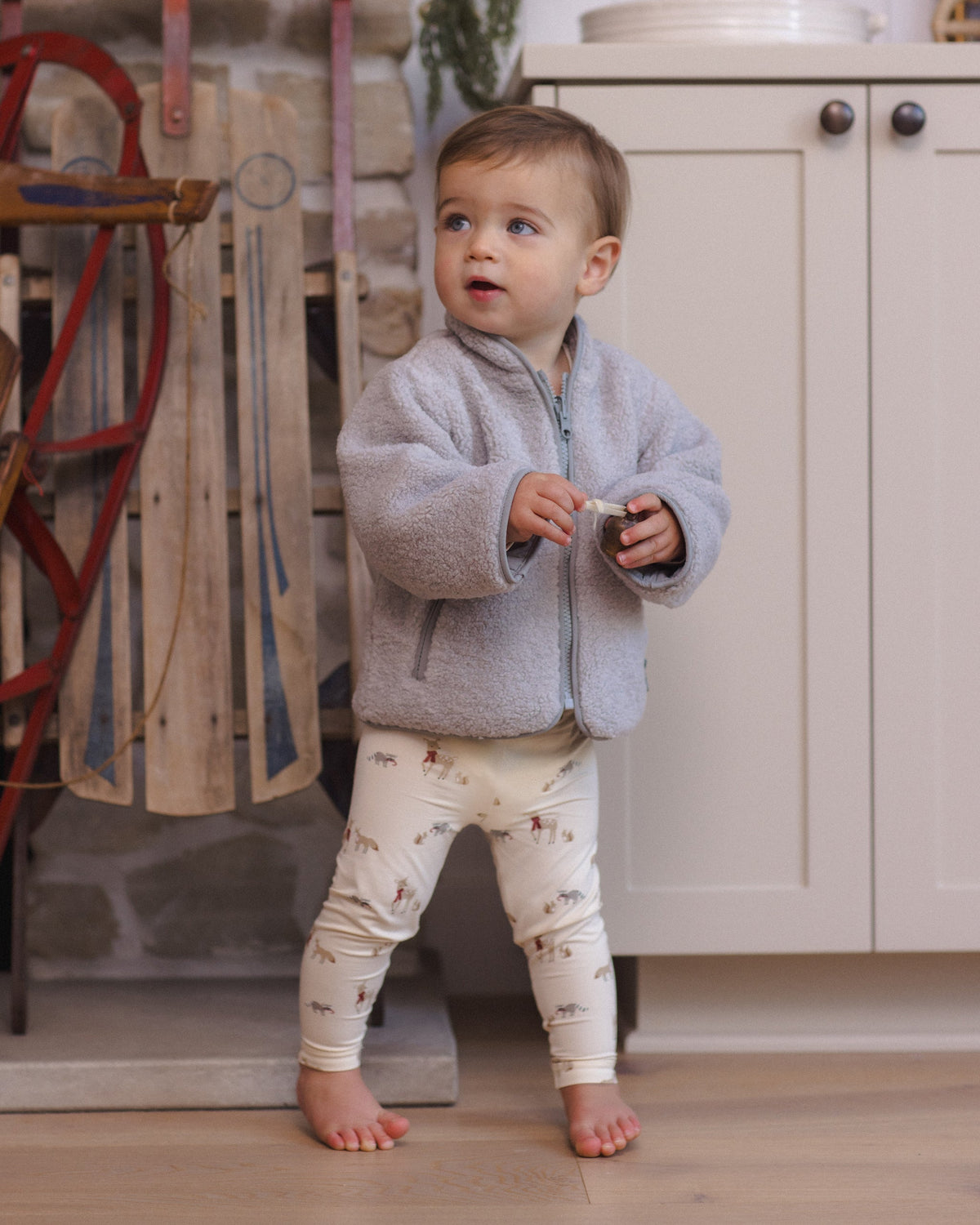 Quincy Mae Bamboo Pajama Set Forest Friends