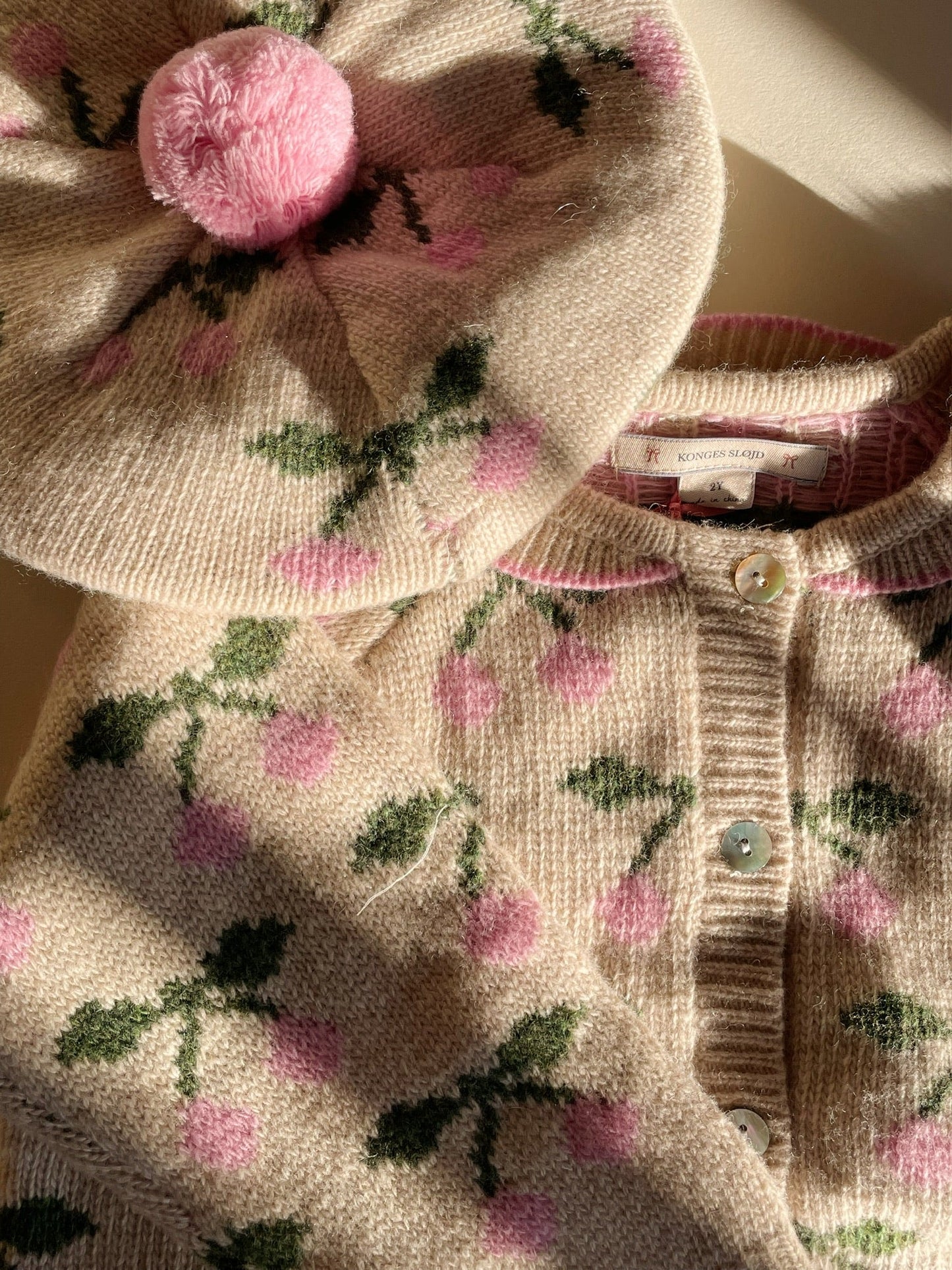 Konges Slojd - Belou Knit Cardigan - Cherry