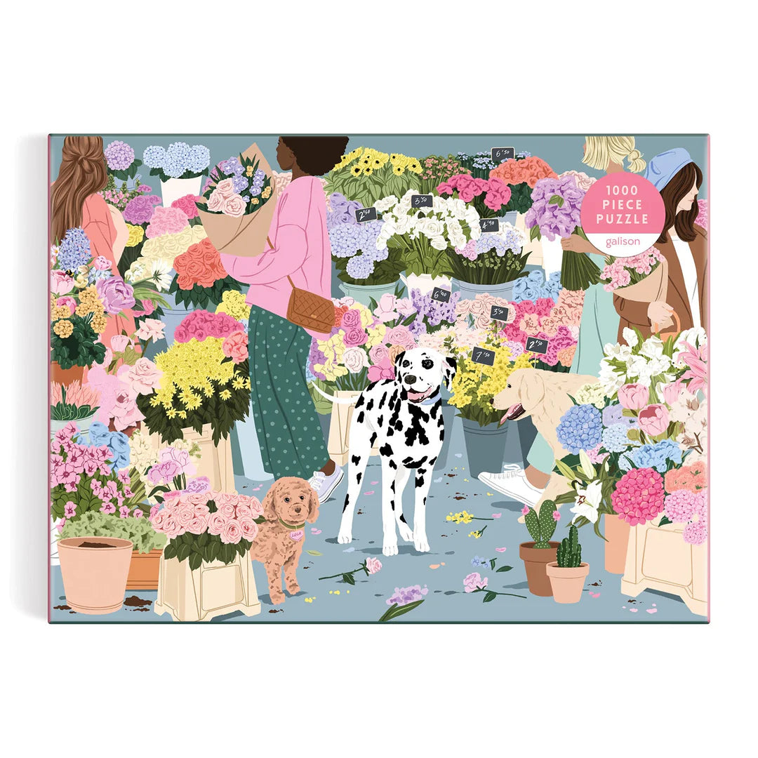 Flower Market - 1000pc Jigsaw Puzzle - Galison - littleyoyo.ca