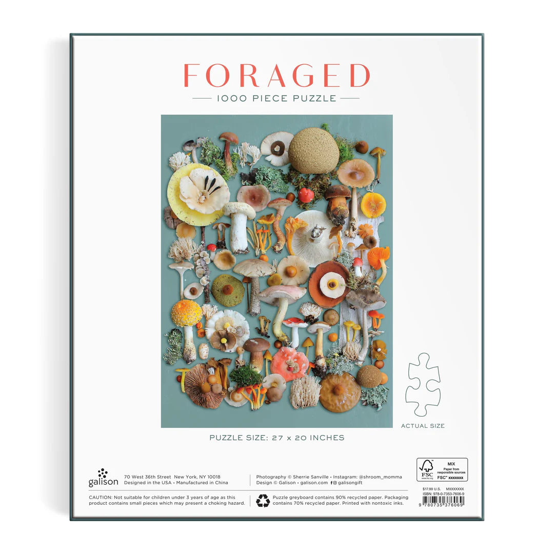 Foraged - 1000pc Jigsaw Puzzle - Galison - littleyoyo.ca