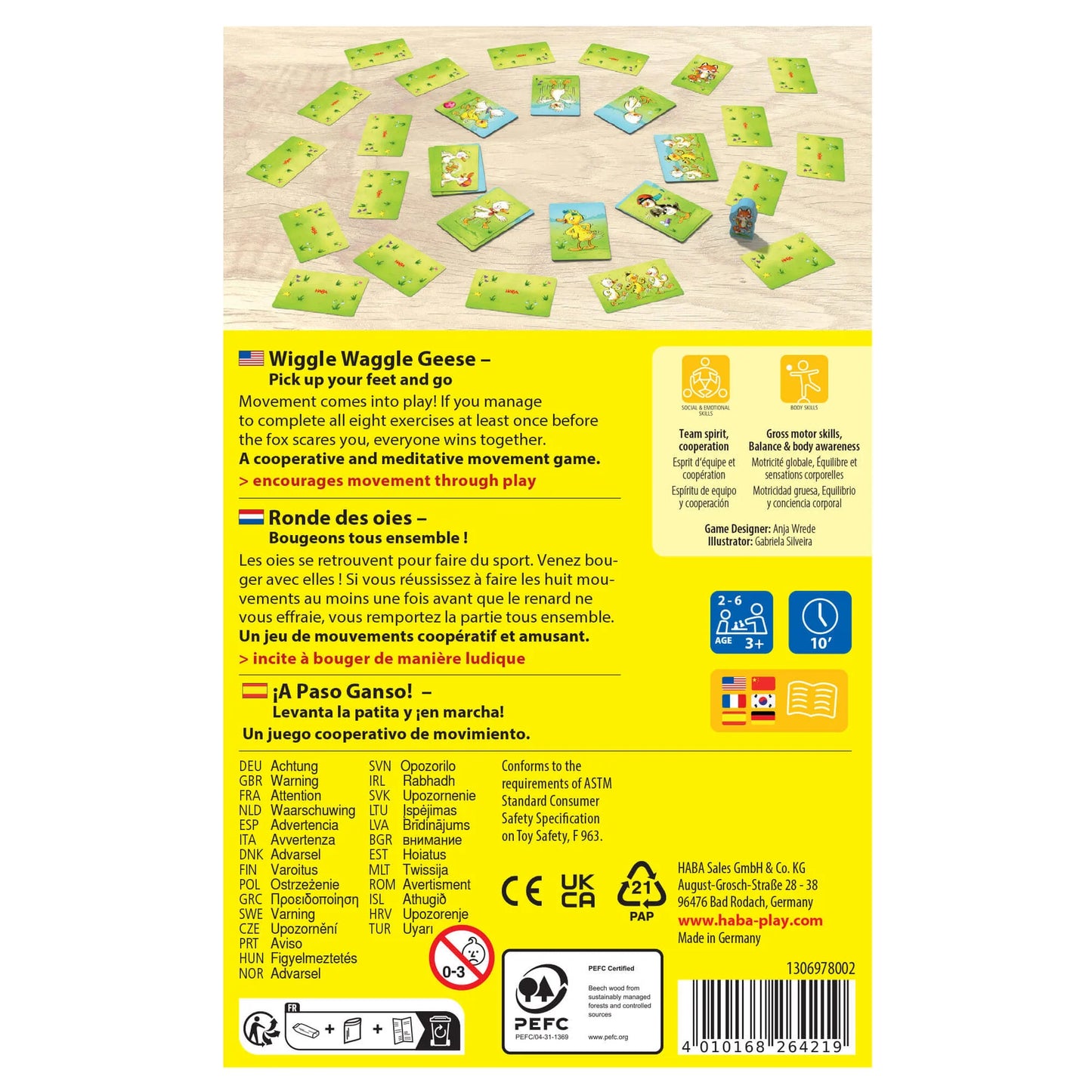 HABA - Wiggle Waggle Geese Cooperative Game - Mini