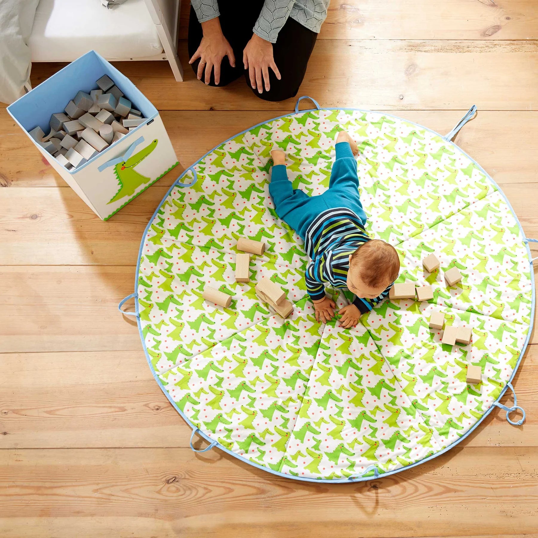 HABA - Basic Building Blocks 102 Piece Extra Large Wooden Starter Set - HABA - littleyoyo.ca