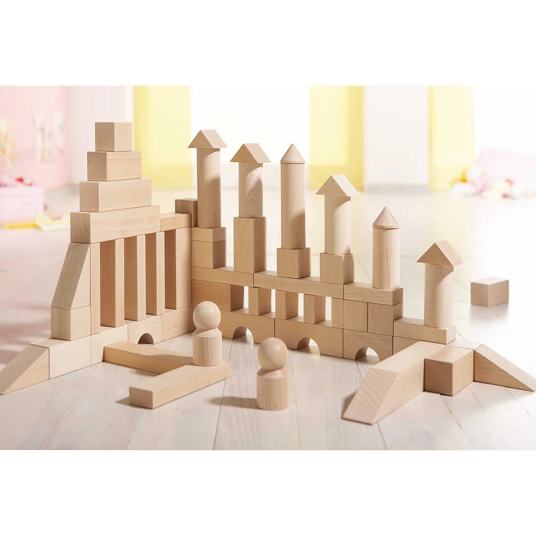 HABA - Basic Building Blocks 60 Piece Large Starter Set - HABA - littleyoyo.ca