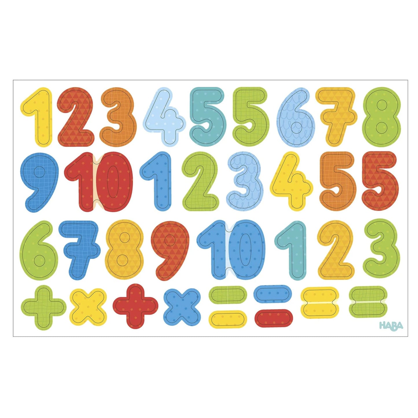 HABA - 1, 2 Numbers & You Magnetic 158 Piece Game Box