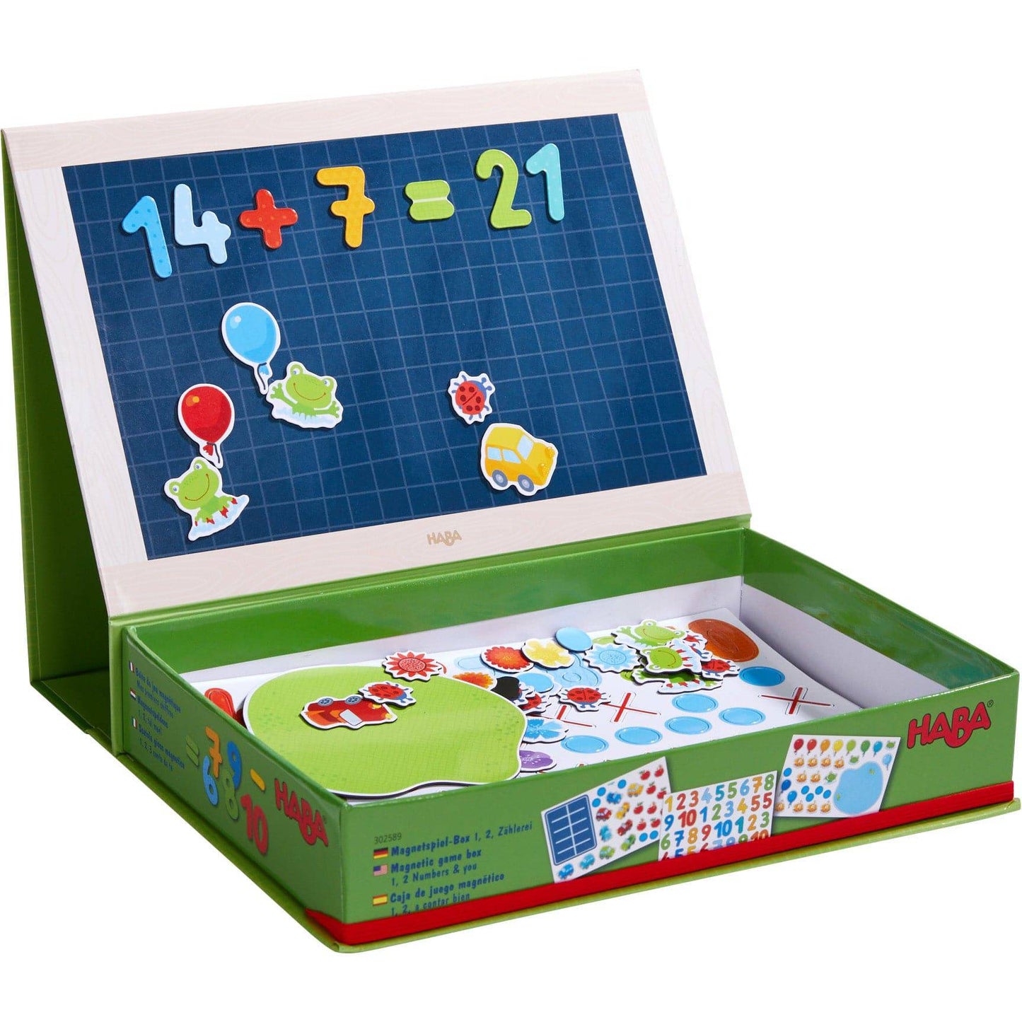 HABA - 1, 2 Numbers & You Magnetic 158 Piece Game Box