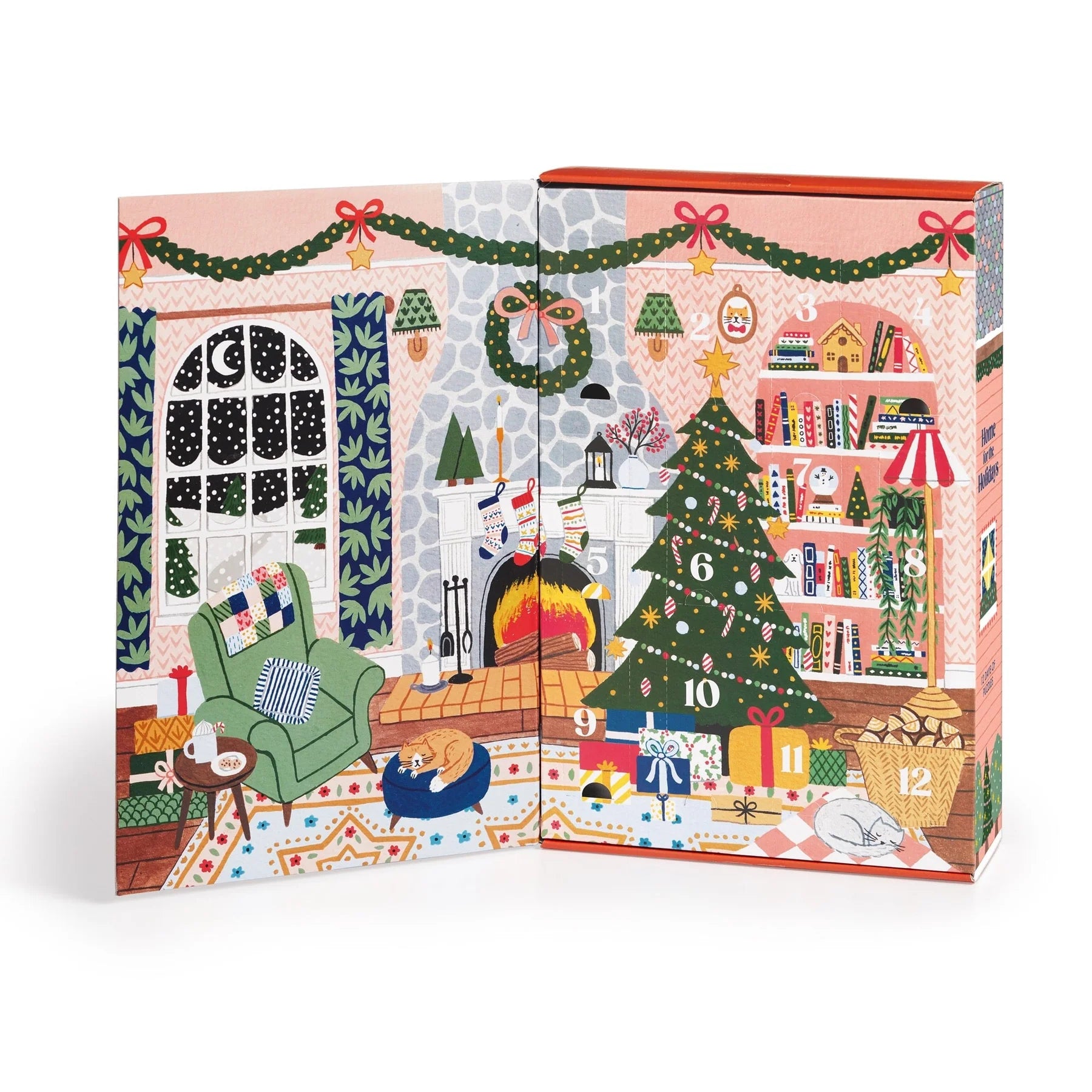 Home for the Holidays Advent Puzzle Calendar - 500pc Jigsaw Puzzle - Galison - littleyoyo.ca