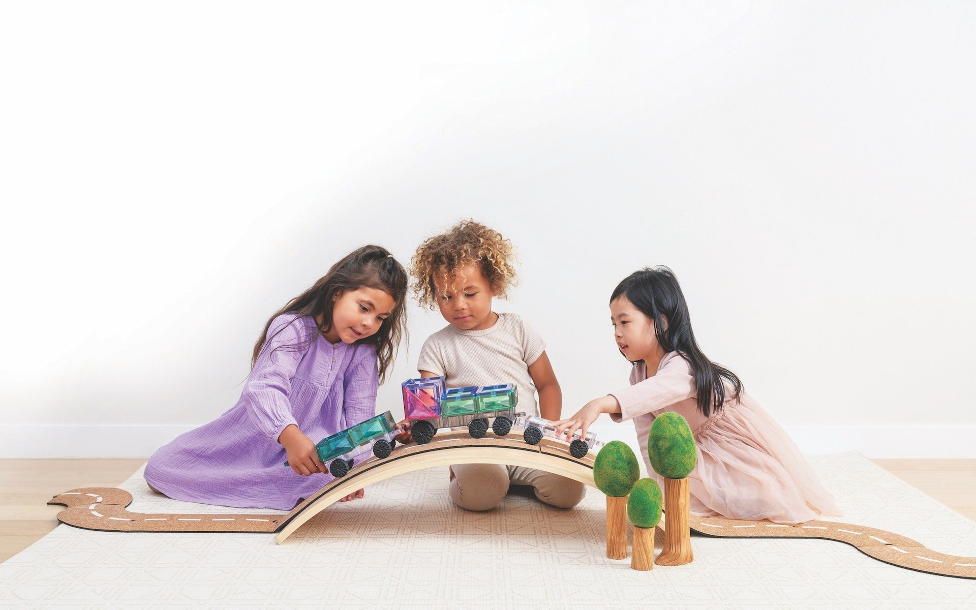 Connetix - Pastel Transport Pack - 50 Piece Magnetic Tiles - Connetix - littleyoyo.ca