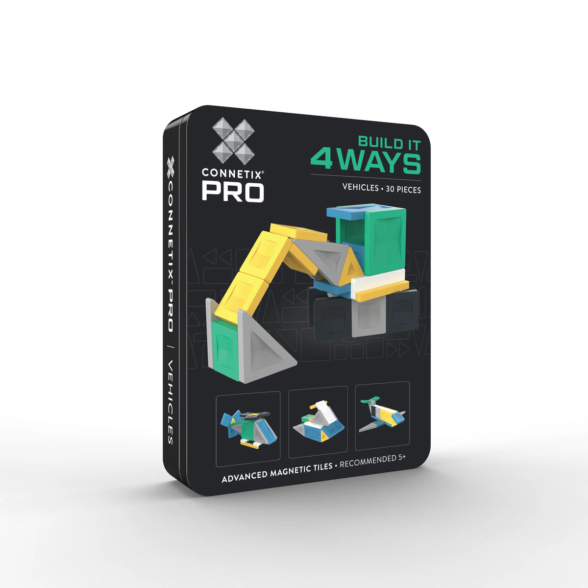 Connetix PRO Build It 4 Ways Vehicles Pack 30 Piece