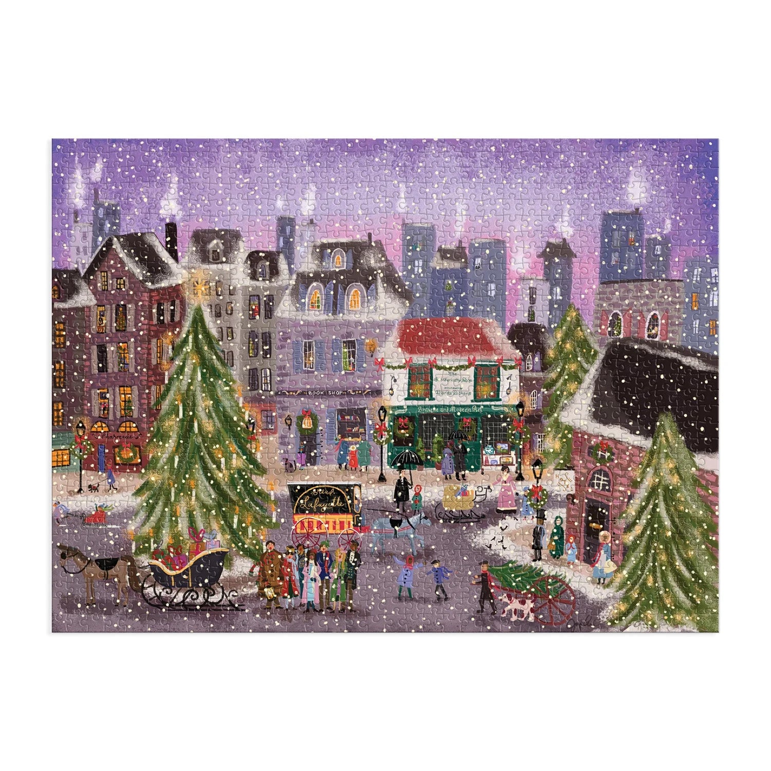 Joy Laforme Christmas Square - 1000pc Jigsaw Puzzle - Galison - littleyoyo.ca