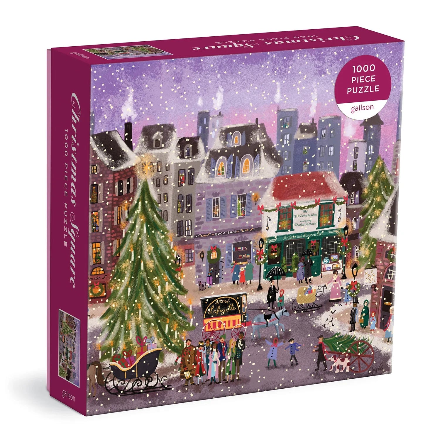 Joy Laforme Christmas Square - 1000pc Jigsaw Puzzle - Galison - littleyoyo.ca
