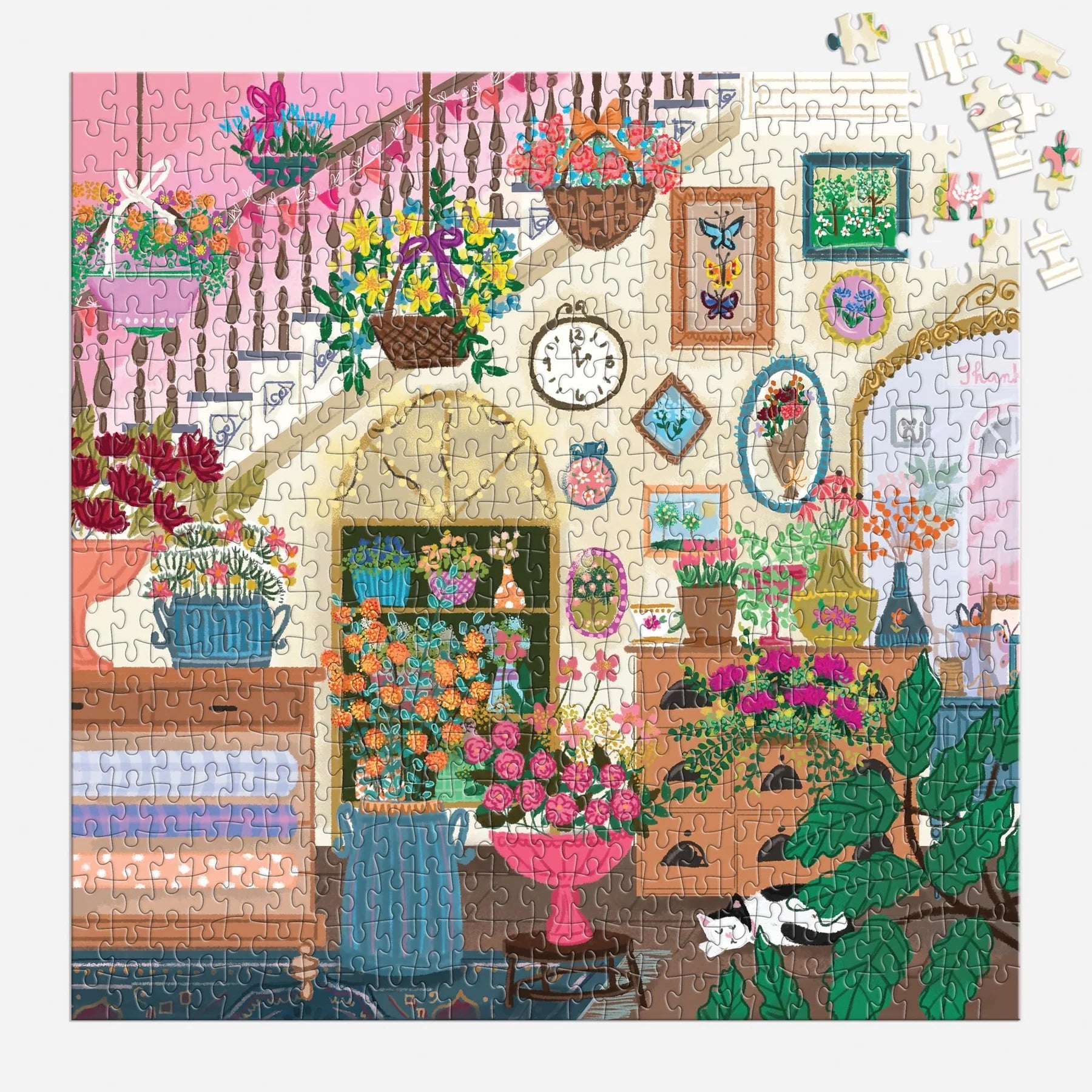 Joy Laforme Flower Shop - 500pc Jigsaw Puzzle - Galison - littleyoyo.ca