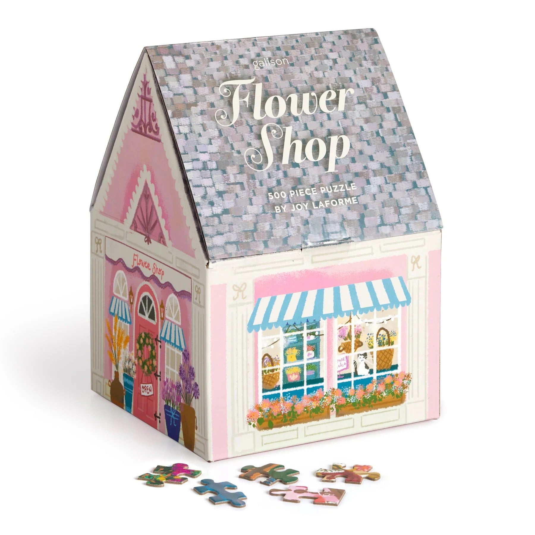 Joy Laforme Flower Shop - 500pc Jigsaw Puzzle - Galison - littleyoyo.ca