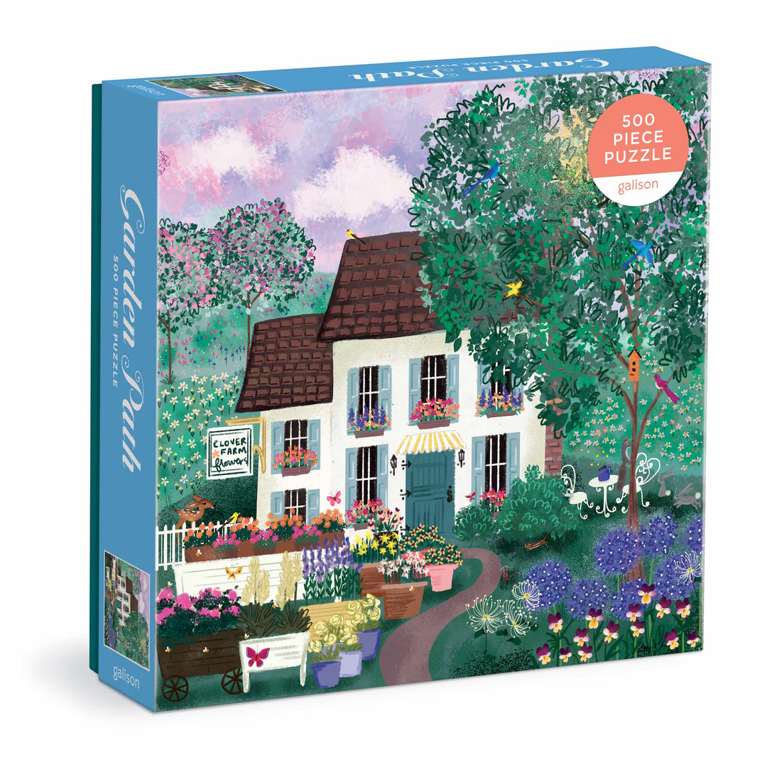 Joy Laforme Garden Path - 500pc Jigsaw Puzzle - Galison - littleyoyo.ca