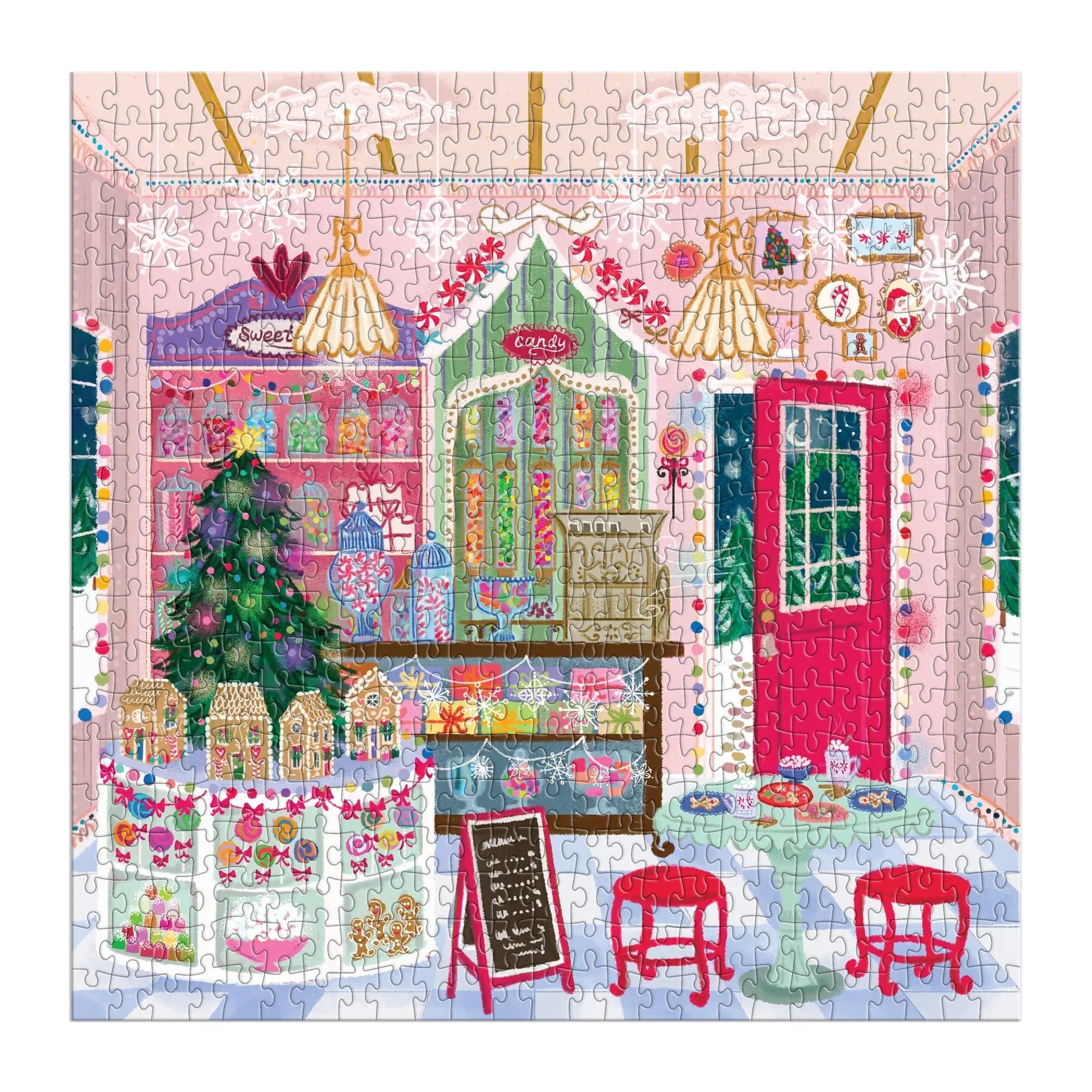 Gingerbread Cottage - 500 Piece Jigsaw House Puzzle - Galison - littleyoyo.ca