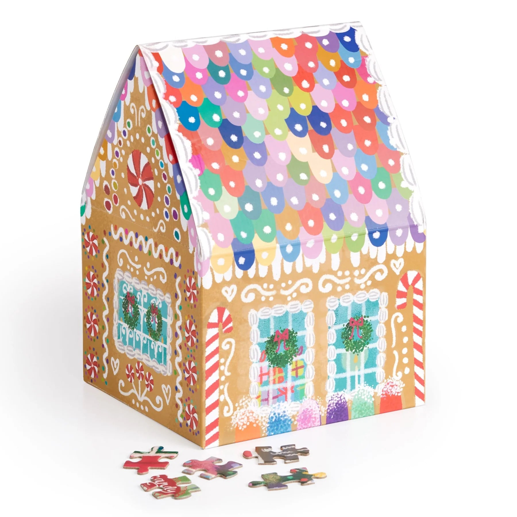 Gingerbread Cottage - 500 Piece Jigsaw House Puzzle - Galison - littleyoyo.ca