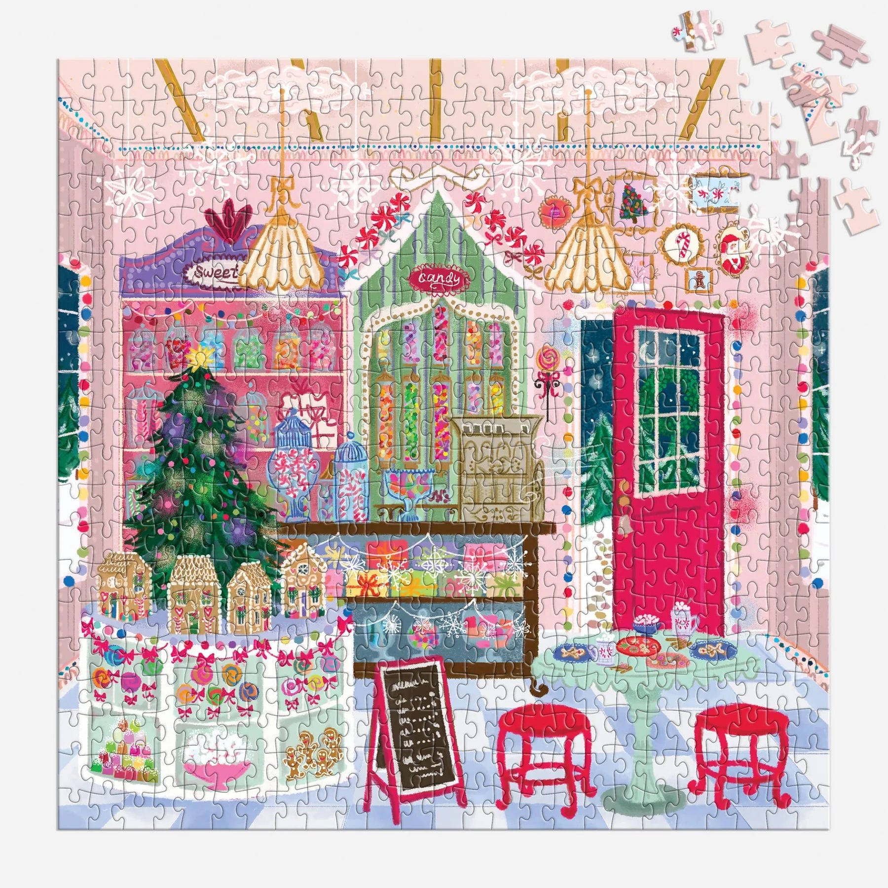 Gingerbread Cottage - 500 Piece Jigsaw House Puzzle - Galison - littleyoyo.ca