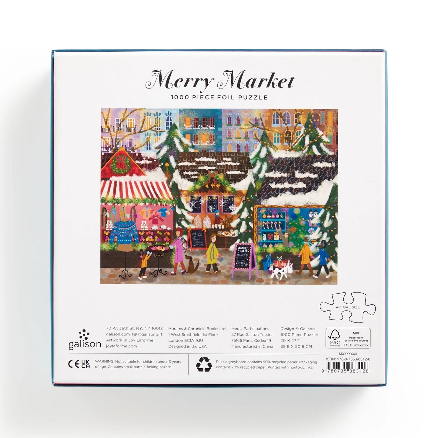 Joy Laforme Merry Market - 1000pc Foil Jigsaw Puzzle