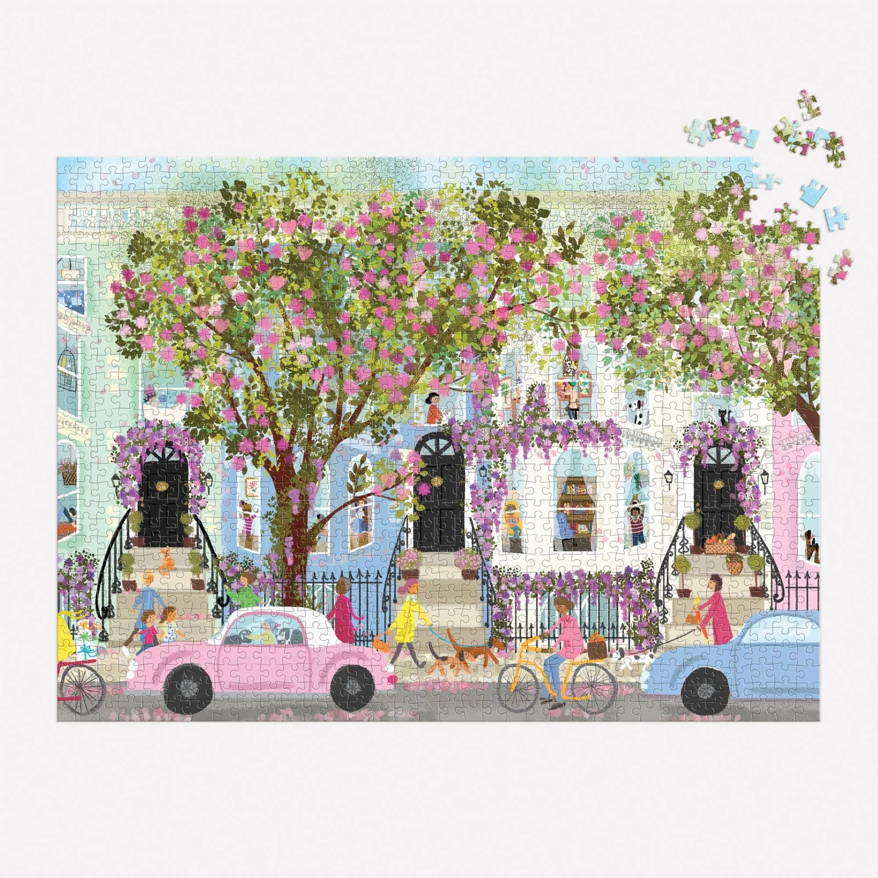 Joy Laforme Spring Terrace- 1000pc Jigsaw Puzzle - Galison - littleyoyo.ca