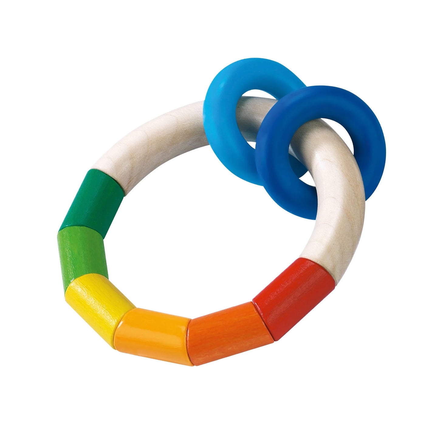 HABA - Clutching Toy Kringelring Wooden Baby Rattle
