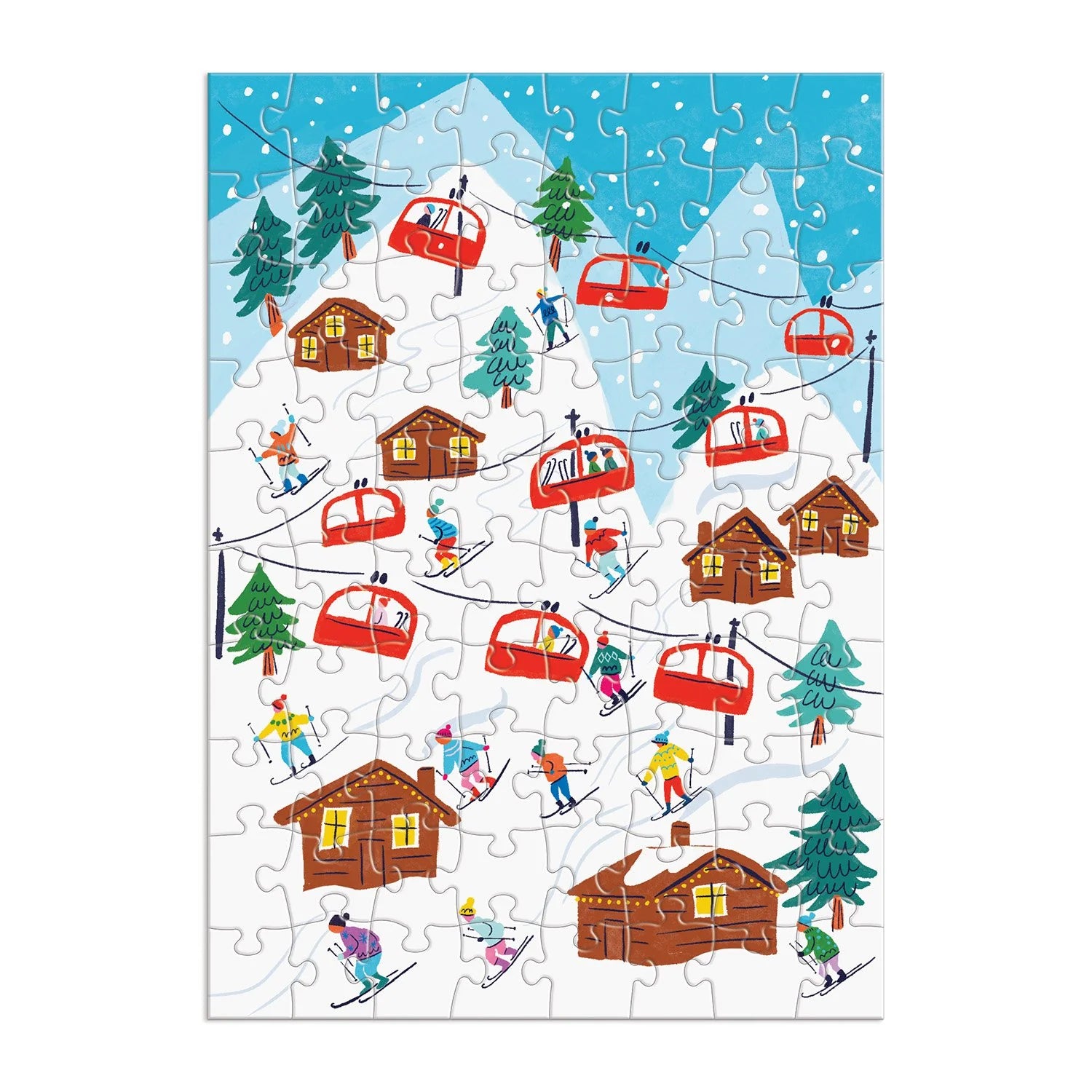 Louise Cunningham Merry and Bright 12 Days of Christmas Advent Puzzle Calendar - Galison - littleyoyo.ca