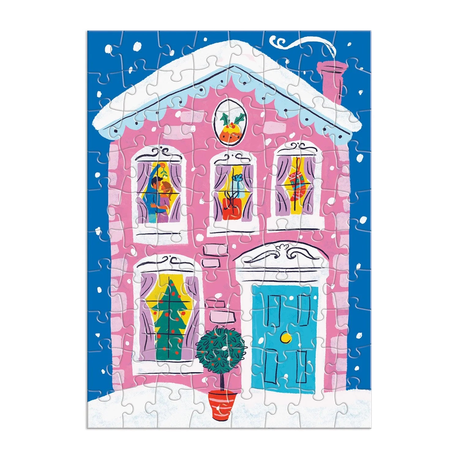Louise Cunningham Merry and Bright 12 Days of Christmas Advent Puzzle Calendar - Galison - littleyoyo.ca