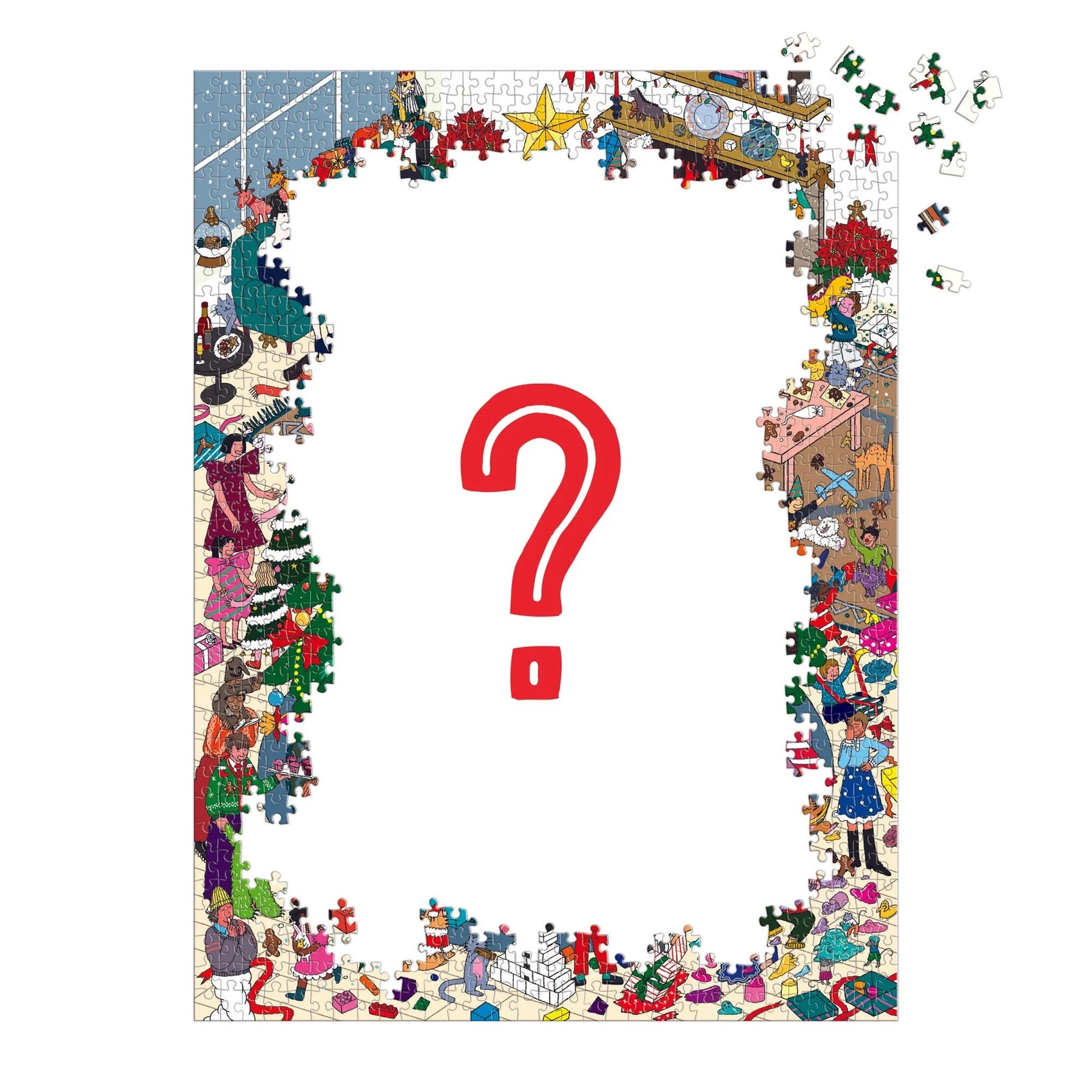 Merry In The Making - 1000pc Surprise Jigsaw Puzzle - Galison - littleyoyo.ca