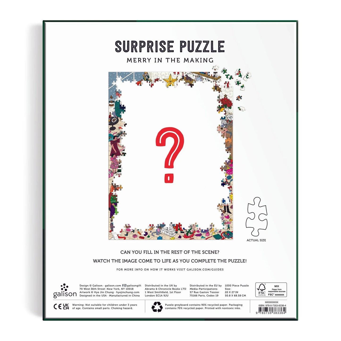 Merry In The Making - 1000pc Surprise Jigsaw Puzzle