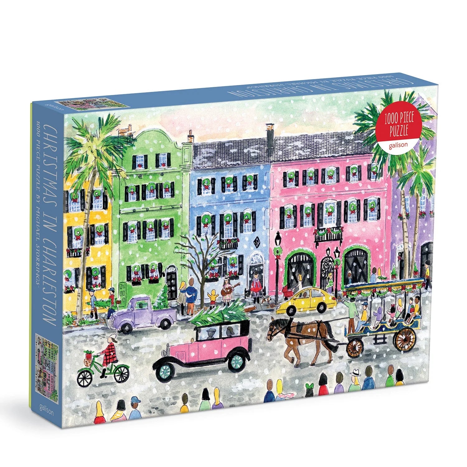 Michael Storrings Christmas in Charleston - 1000 Piece Jigsaw Puzzle - Galison - littleyoyo.ca