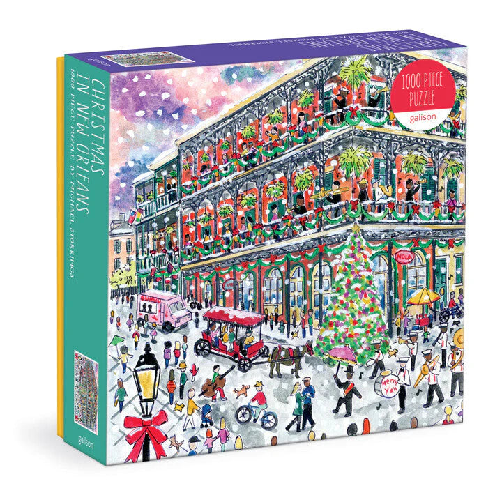 Michael Storrings Christmas in New Orleans - 1000 Piece Jigsaw Puzzle - Galison - littleyoyo.ca