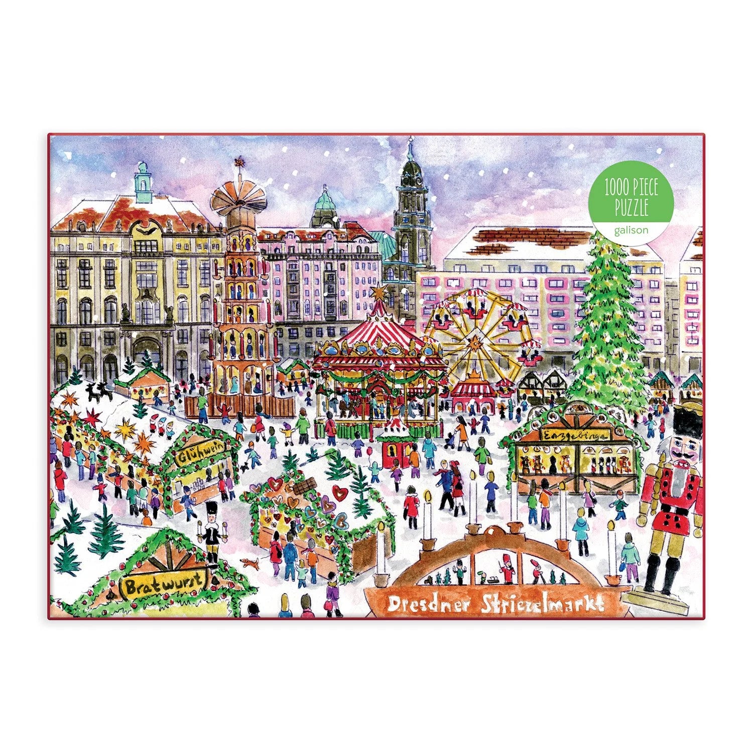 Michael Storrings Christmas Market - 1000 Piece Jigsaw Puzzle - Galison - littleyoyo.ca