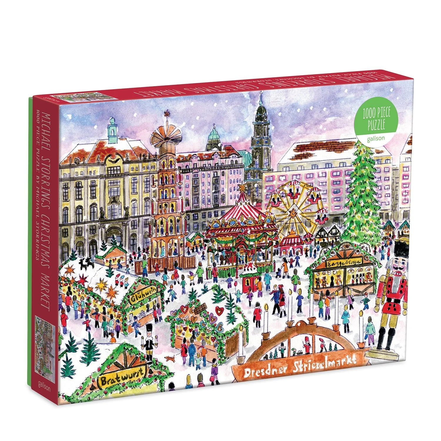 Michael Storrings Christmas Market - 1000 Piece Jigsaw Puzzle - Galison - littleyoyo.ca