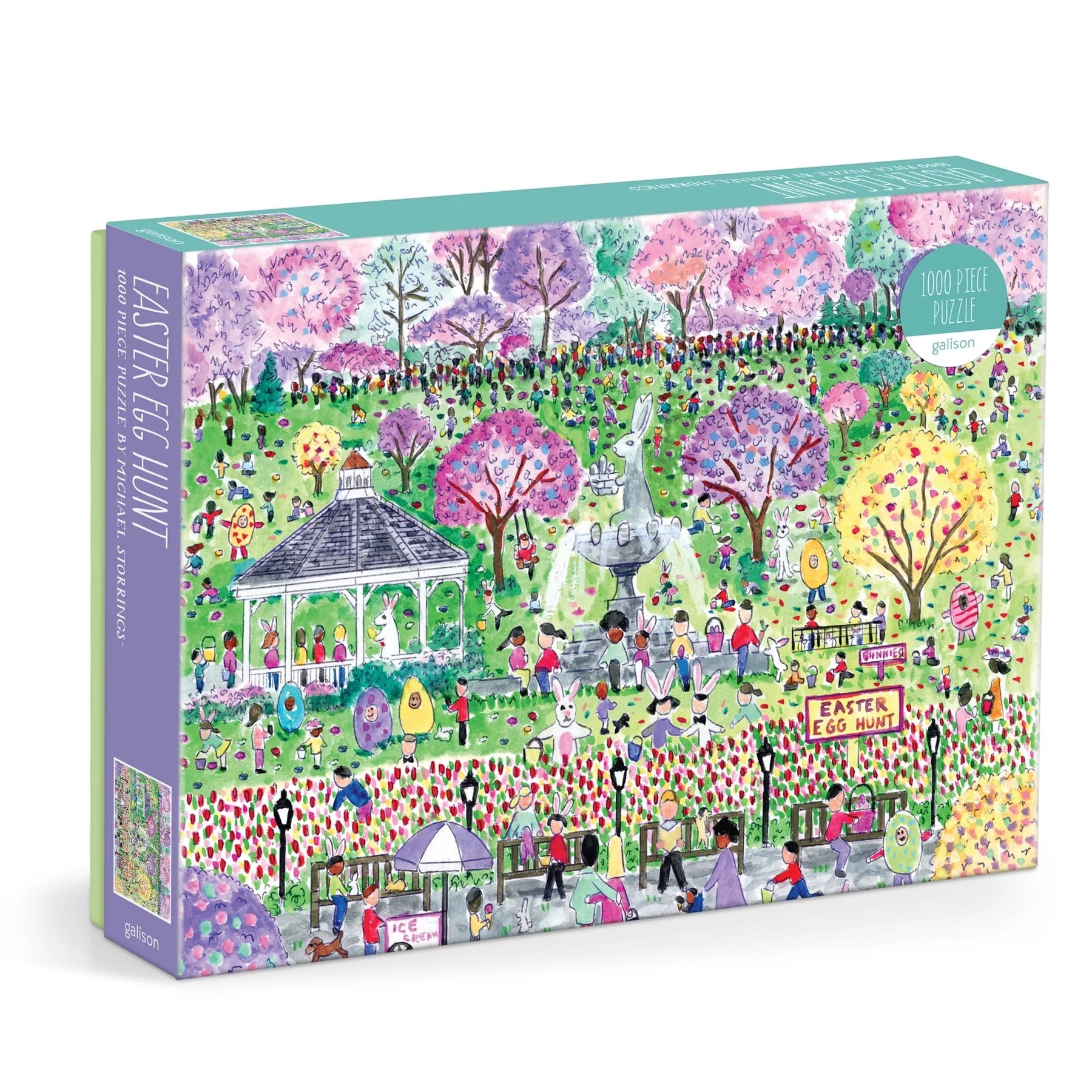 Michael Storrings Easter Egg Hunt - 1000pc Jigsaw Puzzle - Galison - littleyoyo.ca