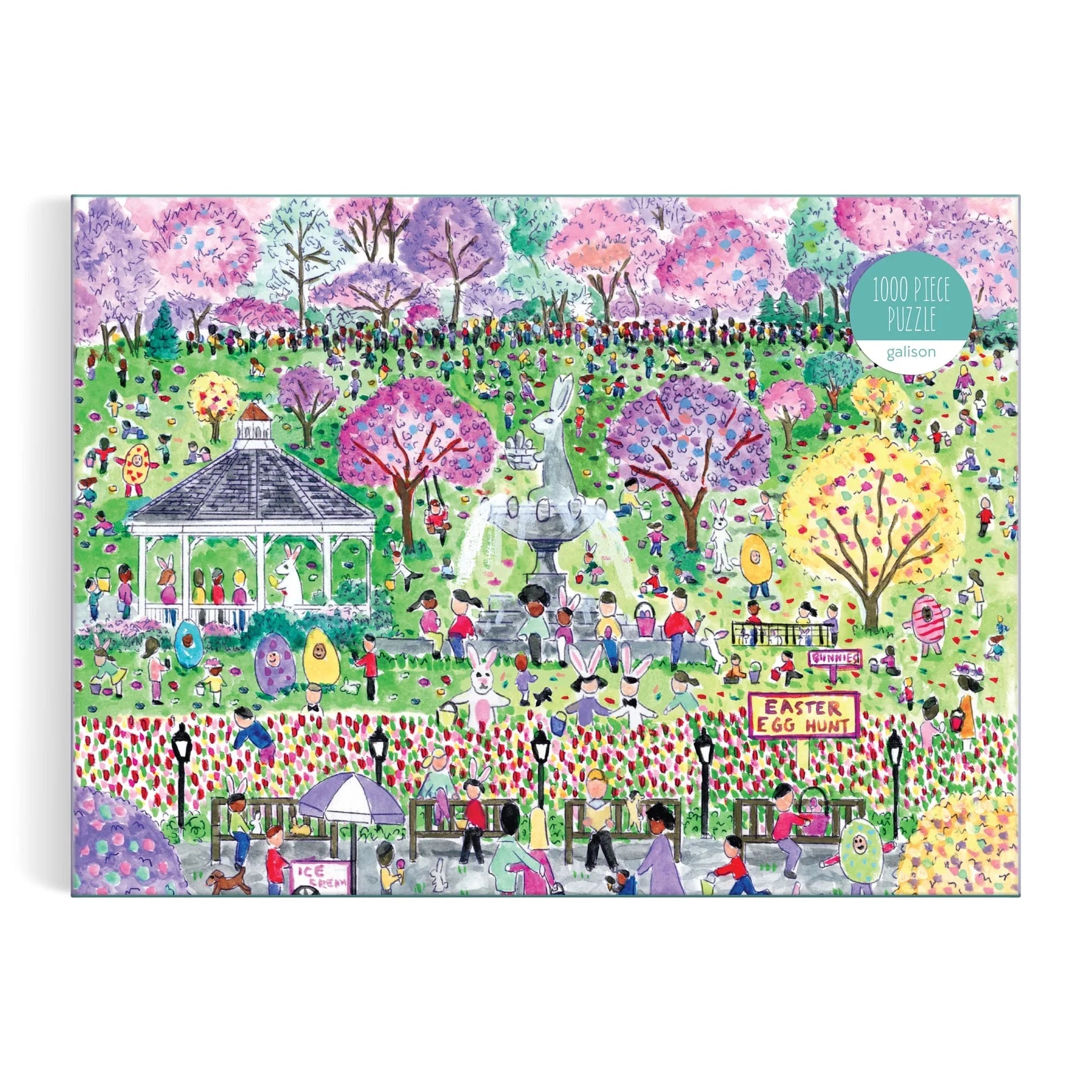 Michael Storrings Easter Egg Hunt - 1000pc Jigsaw Puzzle - Galison - littleyoyo.ca