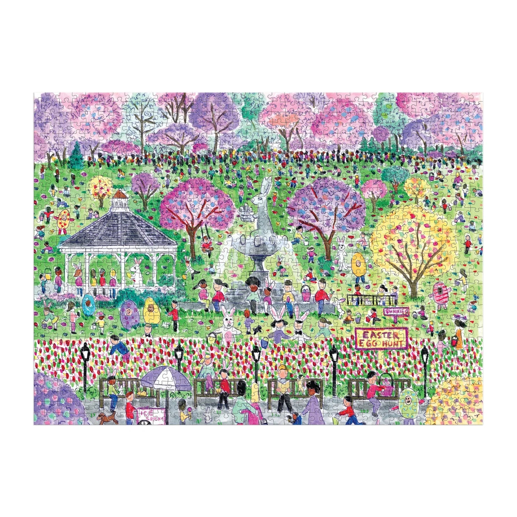 Michael Storrings Easter Egg Hunt - 1000pc Jigsaw Puzzle - Galison - littleyoyo.ca