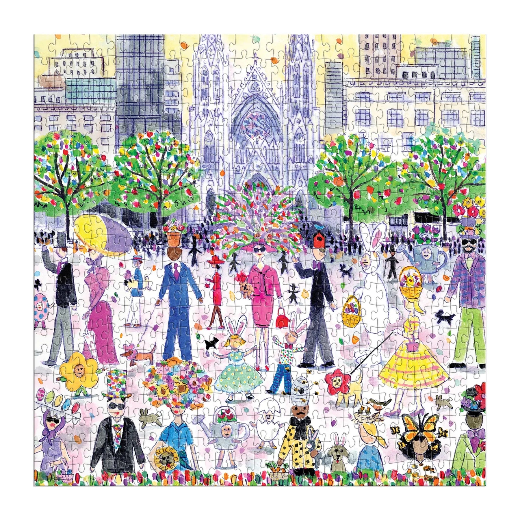 Michael Storrings Easter Parade - 500pc Jigsaw Puzzle - Galison - littleyoyo.ca