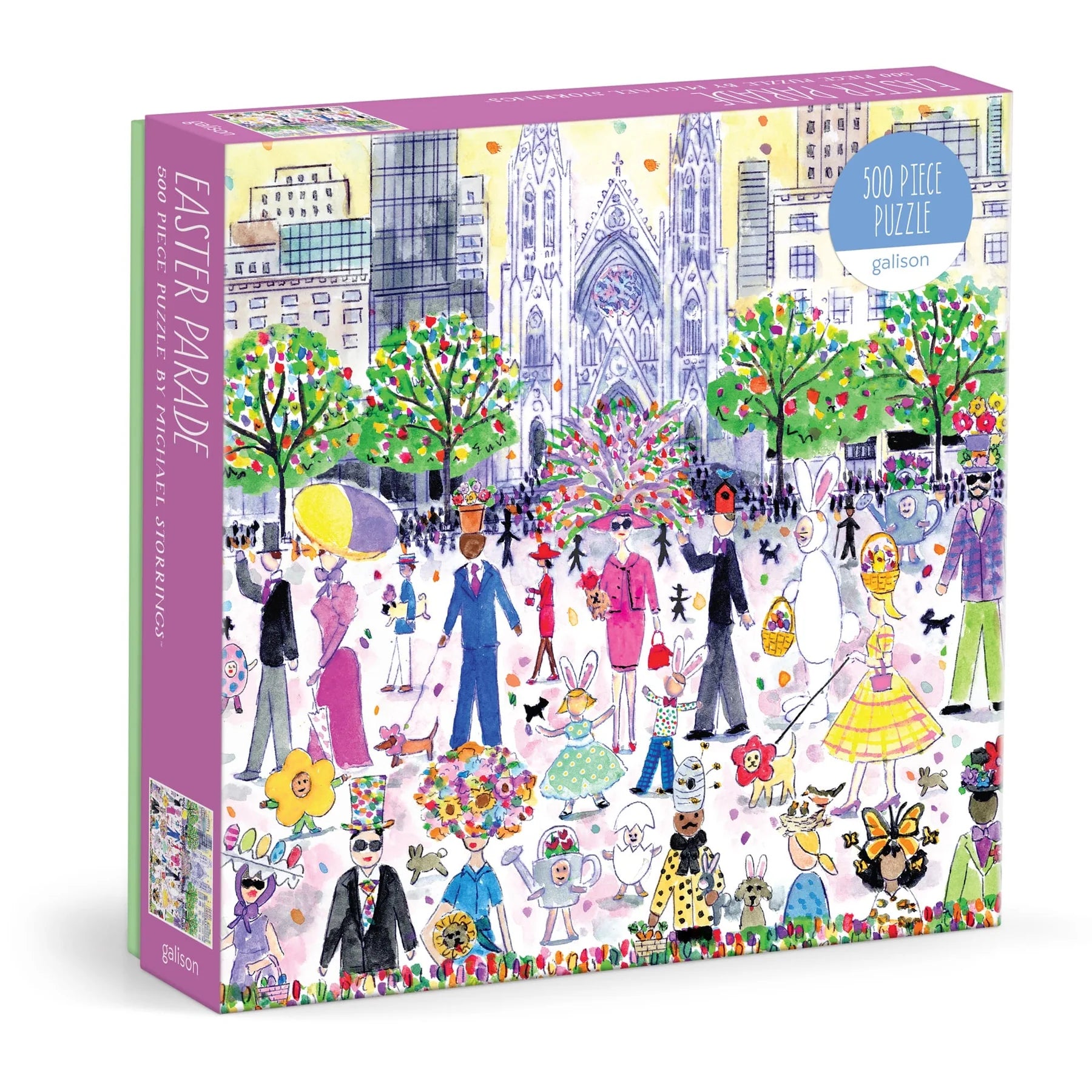 Michael Storrings Easter Parade - 500pc Jigsaw Puzzle - Galison - littleyoyo.ca