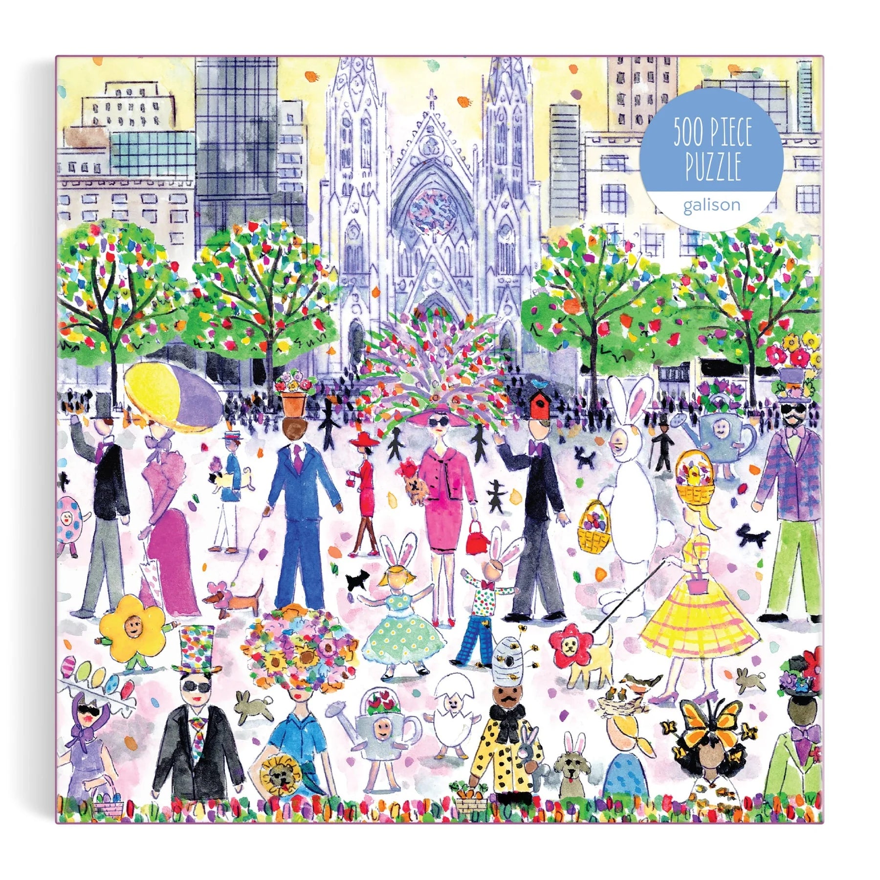 Michael Storrings Easter Parade - 500pc Jigsaw Puzzle - Galison - littleyoyo.ca