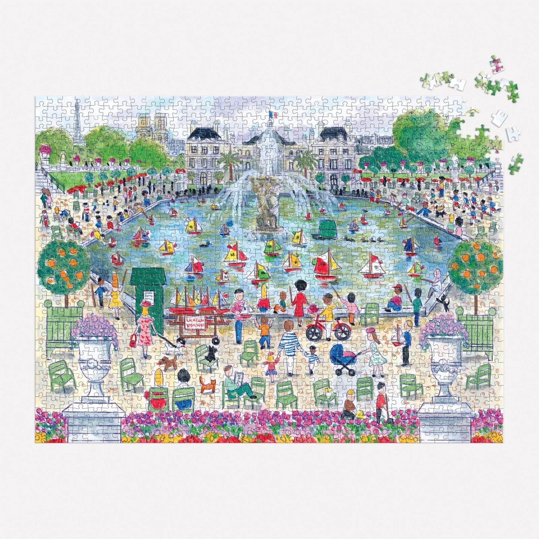 Michael Storrings Springtime in Paris - 1000 Piece Jigsaw Puzzle - Galison - littleyoyo.ca