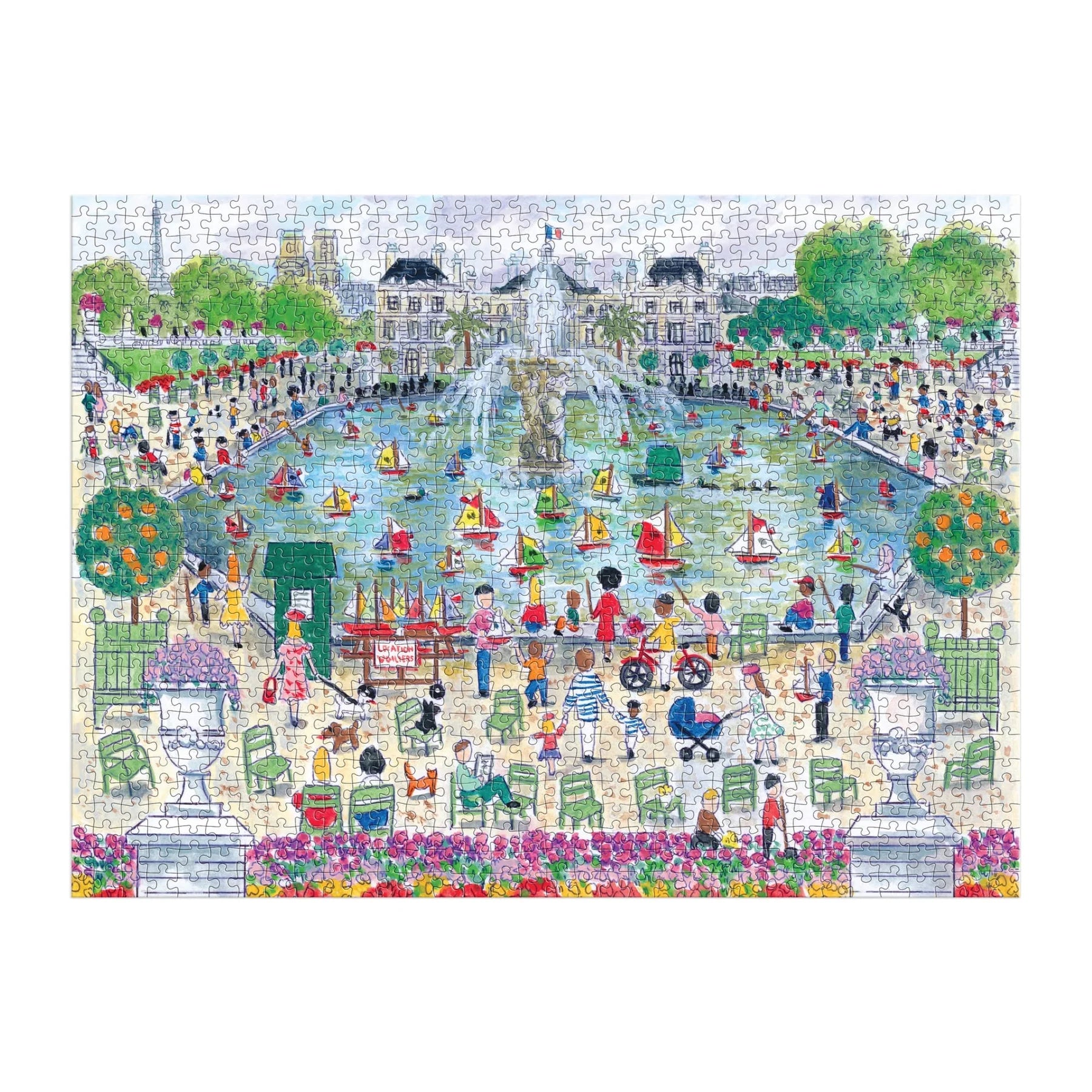 Michael Storrings Springtime in Paris - 1000 Piece Jigsaw Puzzle - Galison - littleyoyo.ca