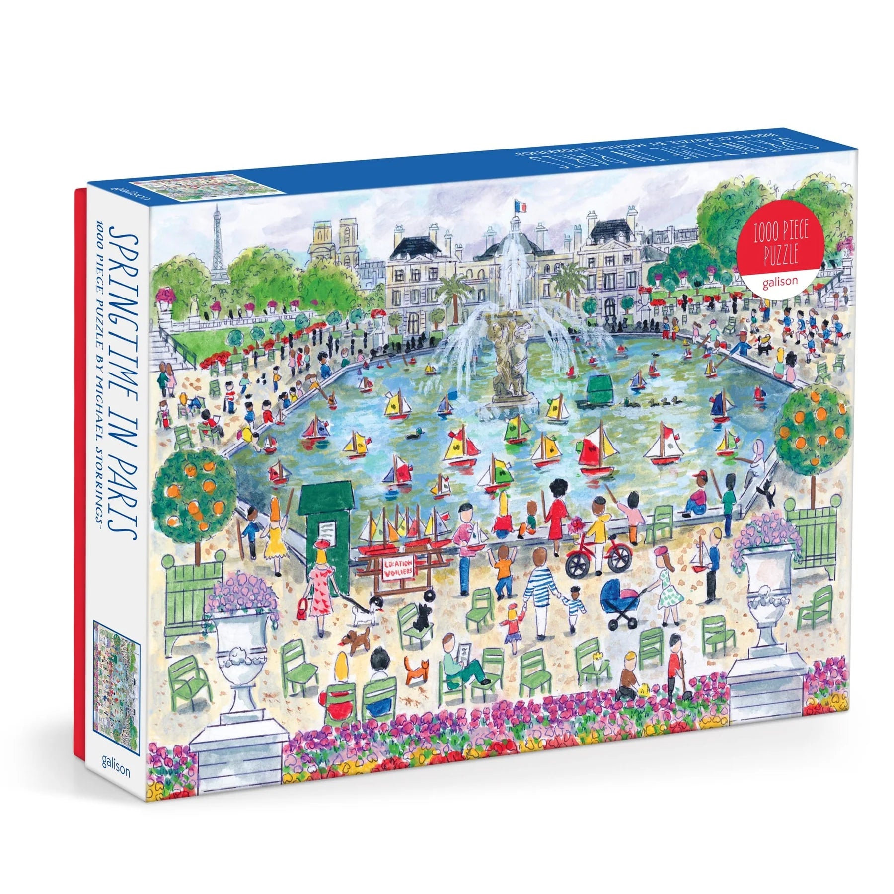 Michael Storrings Springtime in Paris - 1000 Piece Jigsaw Puzzle - Galison - littleyoyo.ca