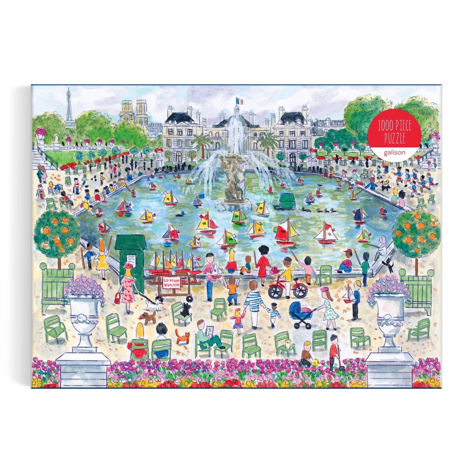Michael Storrings Springtime in Paris - 1000 Piece Jigsaw Puzzle - Galison - littleyoyo.ca