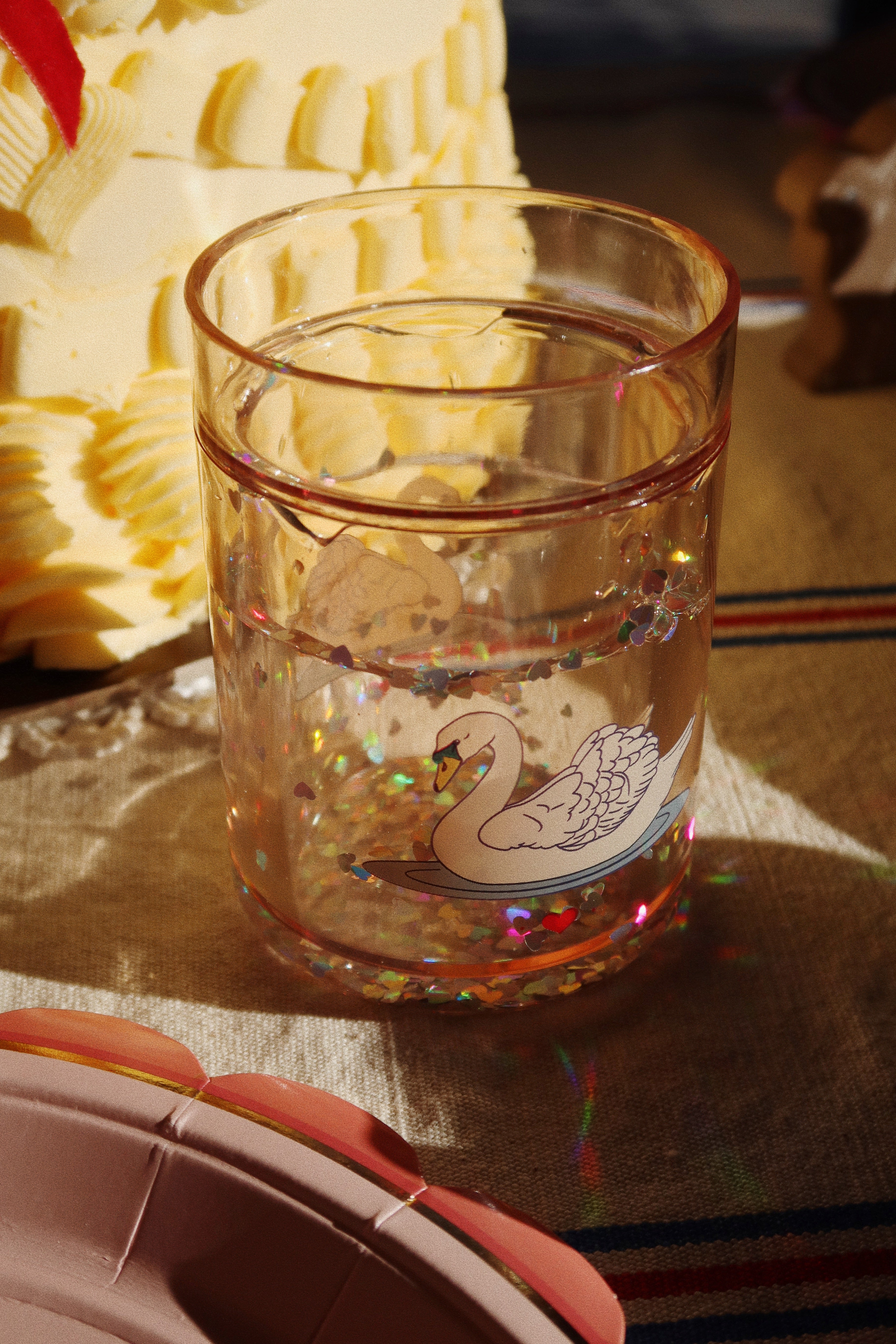 Konges Slojd - 2 Pack Glitter Cups - Swan - Konges Slojd - littleyoyo.ca