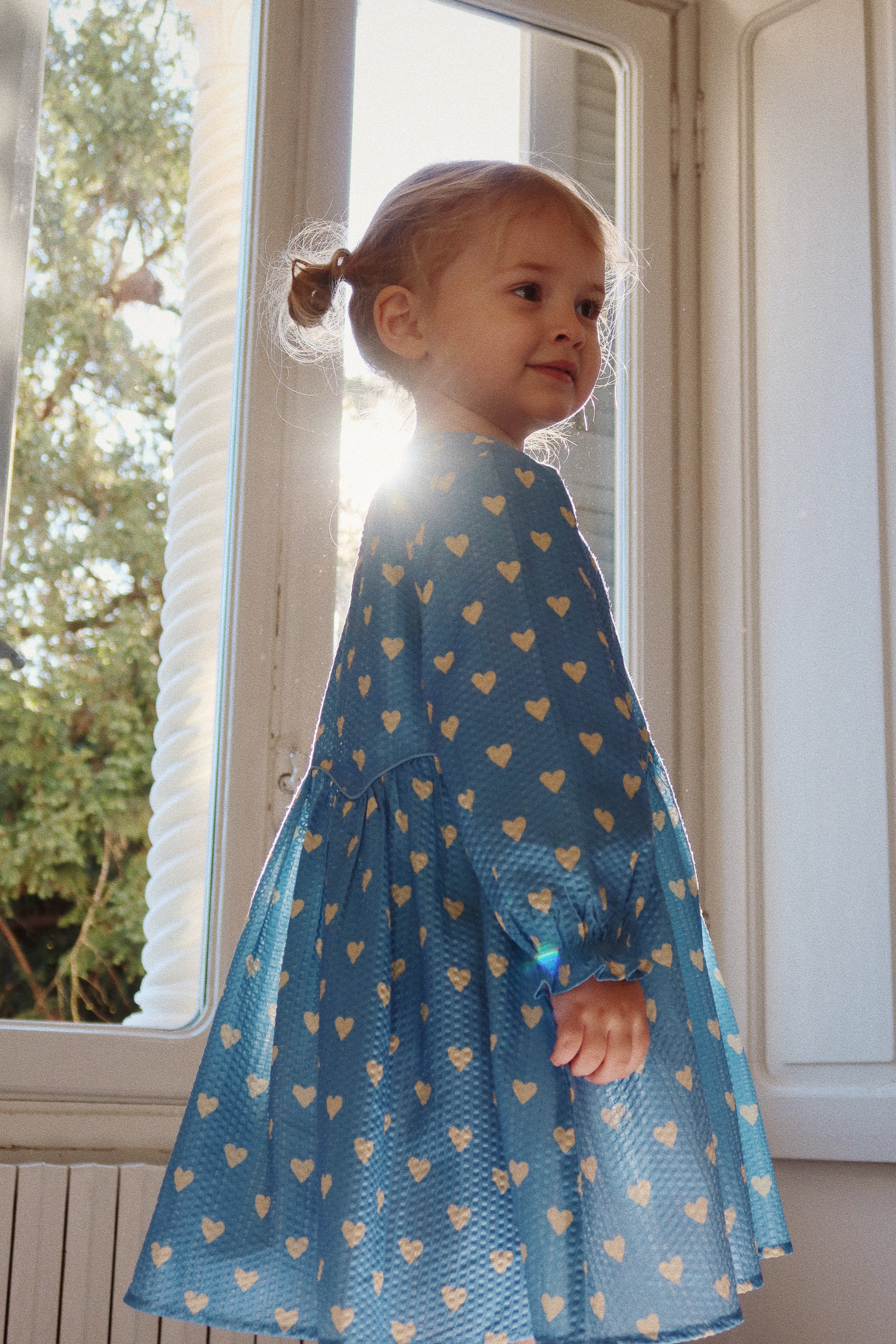 Konges Slojd - Vida Dress GOTS - Aisuru Blue - Konges Slojd - littleyoyo.ca