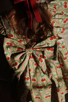 Konges Slojd - Evia Long-sleeve Bow Dress GOTS - Cherry Bow - Konges Slojd - littleyoyo.ca