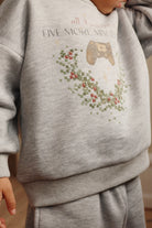 Konges Slojd - Lou Sweatshirt OCS - Grey Melange - Konges Slojd - littleyoyo.ca