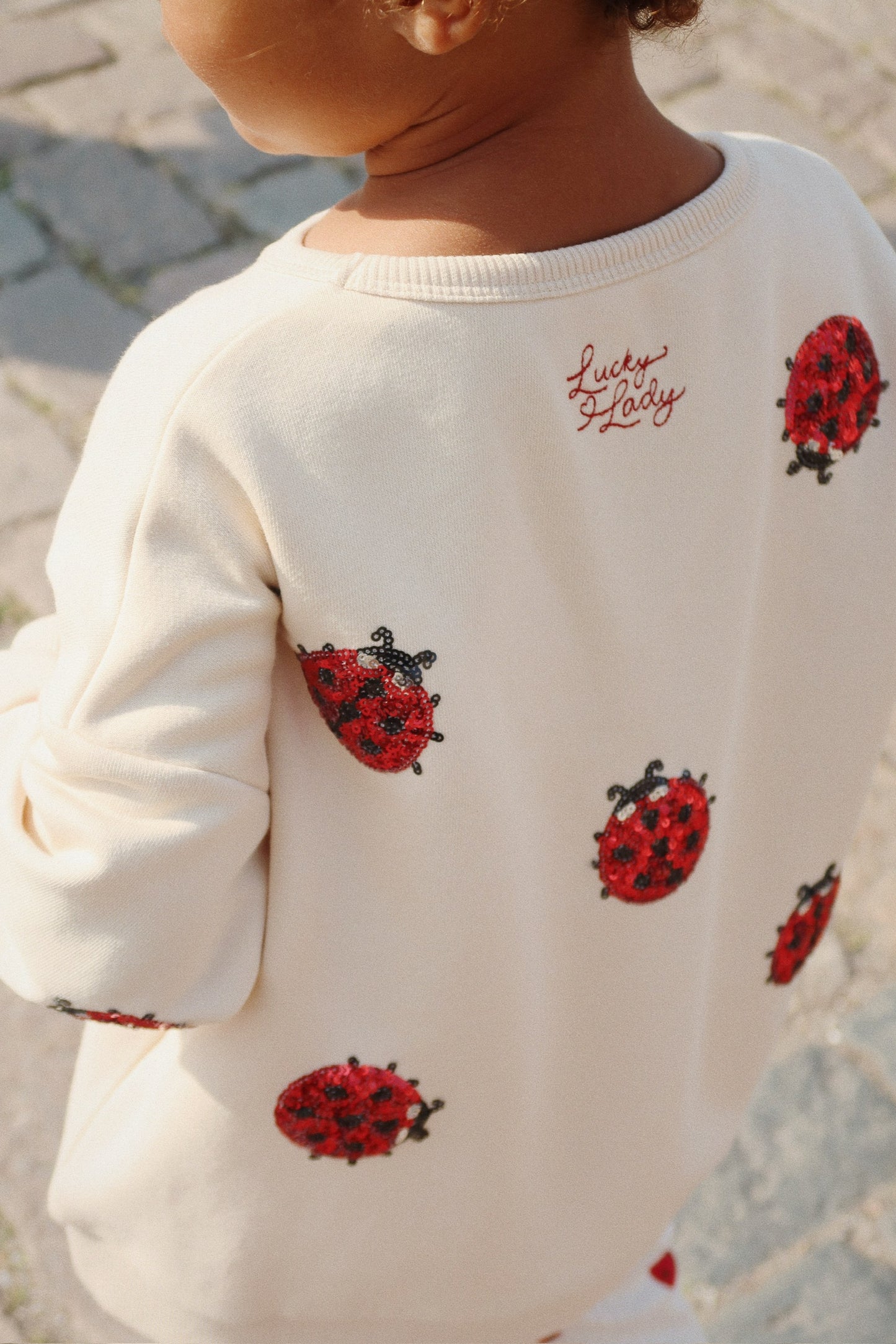 Konges Slojd - Lou Ladybug Glitter Sweatshirt OCS