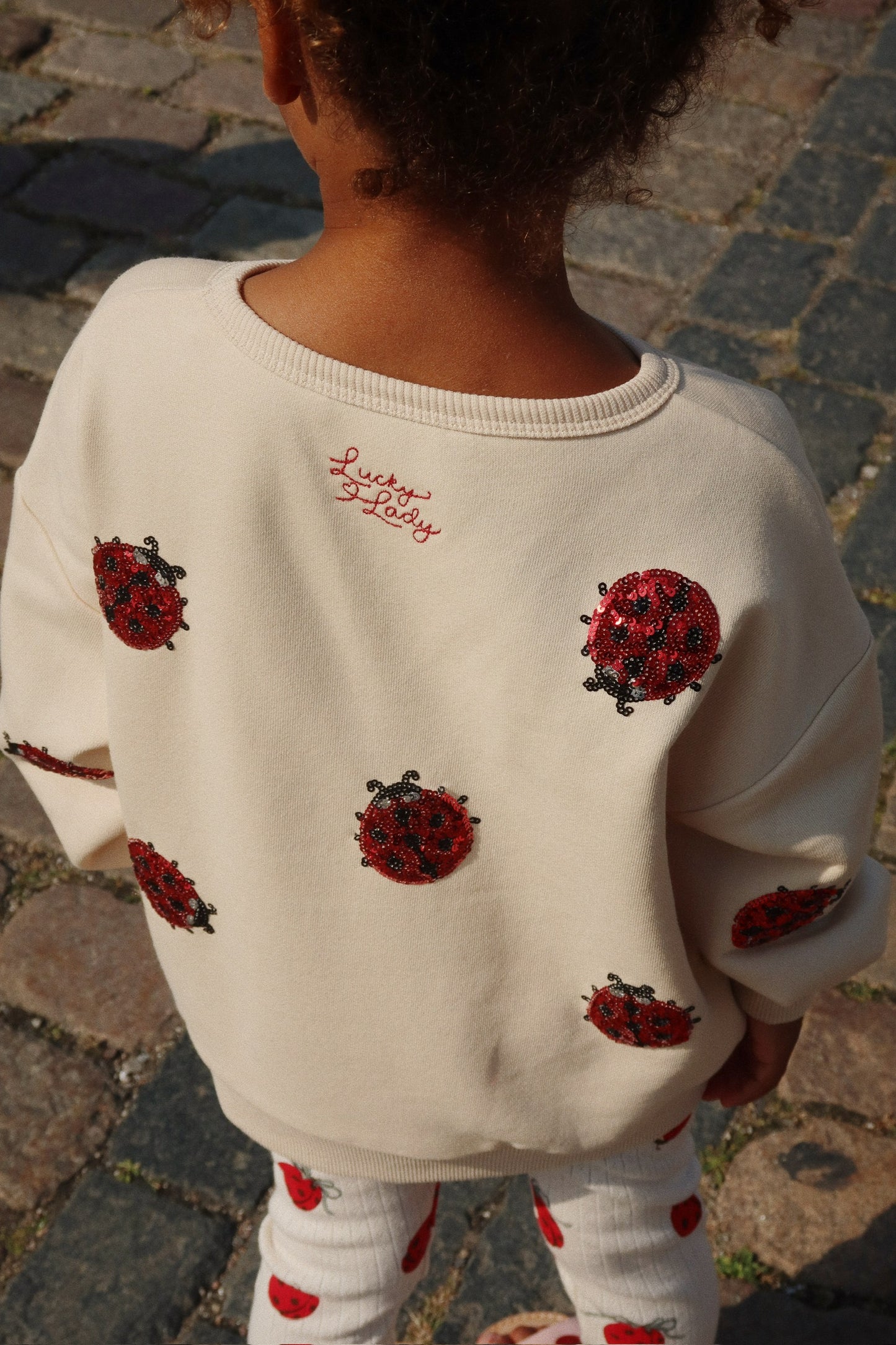 Konges Slojd - Lou Ladybug Glitter Sweatshirt OCS